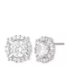 Flash Sale ❤️ Anne Klein Cubic Zirconia Halo Stud Earrings 🎁