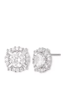 Flash Sale ❤️ Anne Klein Cubic Zirconia Halo Stud Earrings 🎁