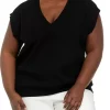 Cheapest ✔️ Anne Klein Plus Size Milano Stitch Sweater Vest 🛒