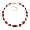 Deals 🌟 Anne Klein Gold-Tone 16" Red Doublet Collar Necklace ✔️
