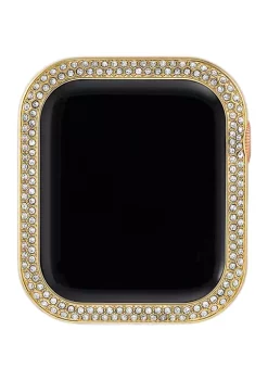 Brand new ✔️ Anne Klein Gold-Tone Mixed Metal Bumper with Crystal Accents for 40 Millimeter Apple ⌚ Watch® 💯