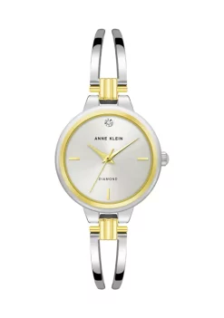 Cheap ๐ Anne Klein Two Tone Metal Open Bangle with Genuine Diamond at 12 โ Watch ๐ฅฐ 7 Cheap ๐ Anne Klein Two Tone Metal Open Bangle with Genuine Diamond at 12 โ Watch ๐ฅฐ -Deals Anne Klein Store Belk 1036