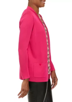 Top 10 🤩 Anne Klein 👩 Women's Long Sleeve Malibu Cardigan 👏 -Deals Anne Klein Store Belk 1059