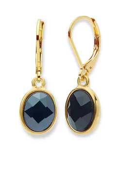 Promo 🌟 Anne Klein Gold-Tone Jet Drop Earrings 👍