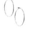 Budget ⌛ Anne Klein Silver-Tone Hoop Earrings ✔️