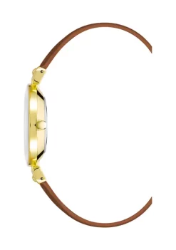 Top 10 😍 Anne Klein Gold Tone Metal with Brown Genuine Leather Strap ⌚ Watch 🔔 6 Top 10 😍 Anne Klein Gold Tone Metal with Brown Genuine Leather Strap ⌚ Watch 🔔 -Deals Anne Klein Store Belk 1173