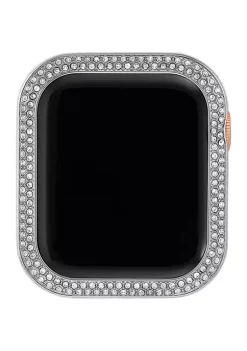 Cheapest ⌛ Anne Klein Silver Tone Mixed Metal Bumper with Crystal Accents for 44 Millimeter Apple ⌚ Watch® 👍