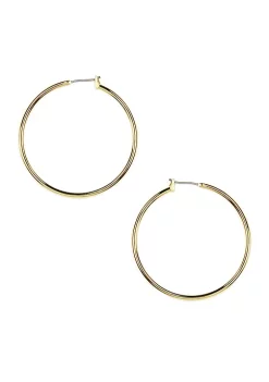 Best Sale 😉 Anne Klein Gold-Tone Hoop Earrings 👏
