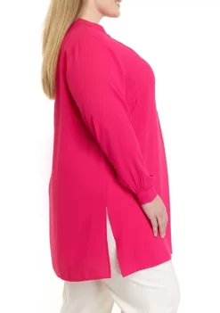 Cheap 😉 Anne Klein Plus Size Popover Blouse ⭐ -Deals Anne Klein Store Belk 1225