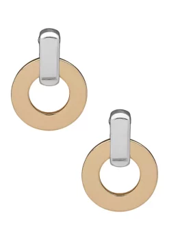 Wholesale ๐ Anne Klein Gold Tone Drop Ring Clip Earrings ๐ฅฐ