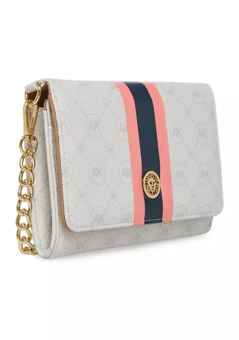 Brand new ✨ Anne Klein AK Ring Logo Print/Pebble Crossbody ⭐ 4 Brand new ✨ Anne Klein AK Ring Logo Print/Pebble Crossbody ⭐ - Image 4
