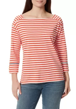 Brand new 🔥 Anne Klein 👩 Women's Drop Shoulder Striped Top 😍