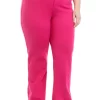 Buy 🤩 Anne Klein Plus Size Fly Front Bootleg Pants 🤩