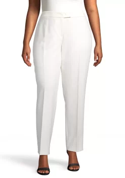 Outlet 😍 Anne Klein Plus Size Stretch Bowie Pants 🤩 -Deals Anne Klein Store Belk 15