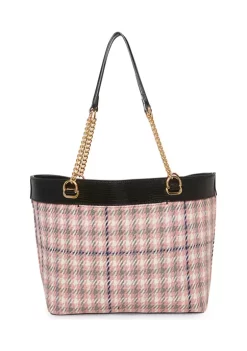 Hot Sale 🔔 Anne Klein Plaid Tote 😍 -Deals Anne Klein Store Belk 155