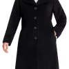 Coupon 🔥 Anne Klein Plus Size Walker Cashmere Blend Notch Jacket ⌛