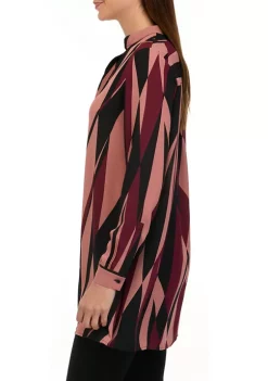 Buy 😀 Anne Klein 👩 Women's Popover Blouse with Side Slits ✨ -Deals Anne Klein Store Belk 163