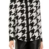Wholesale 🛒 Anne Klein 👩 Women's Houndstooth Button Down Blouse ⌛