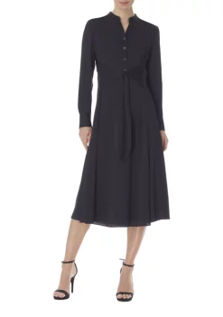 New 💯 Anne Klein 👩 Women's Tie Waist 👚 Shirt 👗 Dress 👍 -Deals Anne Klein Store Belk 201