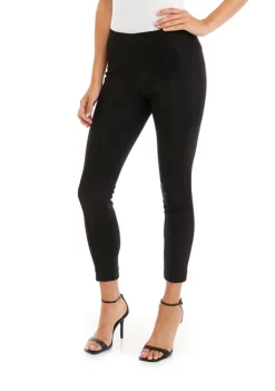 Deals 🔥 Anne Klein 👩 Women's Pull On Faux Suede Slim Ankle Pants 😍