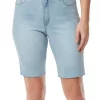 Best deal 😉 Anne Klein 👩 Women's Cuttoff Bermuda Shorts 👍