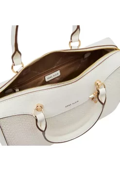 New ⭐ Anne Klein Woven Satchel 👏 -Deals Anne Klein Store Belk 263