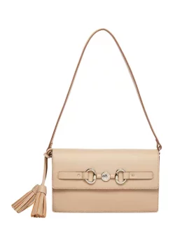 Budget 🔔 Anne Klein Flap Shoulder with Horse Bit 🎁