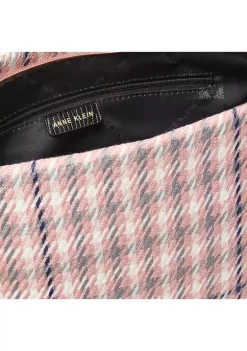 Outlet ⌛ Anne Klein Plaid Hobo Bag 🔔 -Deals Anne Klein Store Belk 302
