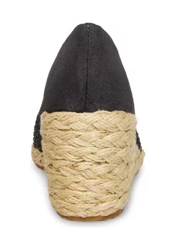 Budget ✨ Anne Klein Ezzie Wedge Heel Peep Toe 🩴 Sandals 💯 -Deals Anne Klein Store Belk 319