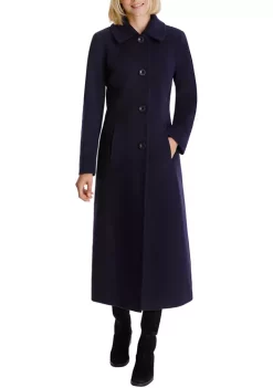 Cheap 😀 Anne Klein 👩 Women's Maxi Cashmere Blend 🧥 Coat 🎁