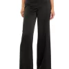 New 😀 Anne Klein 👩 Women's Satin High Rise Side Zip Wide Leg Pants 🧨