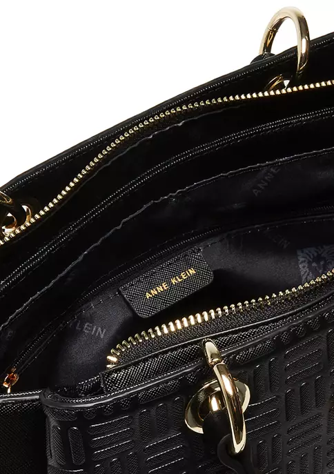 Wholesale 🤩 Anne Klein Lion Logo Satchel 😀 3 Wholesale 🤩 Anne Klein Lion Logo Satchel 😀 - Image 3
