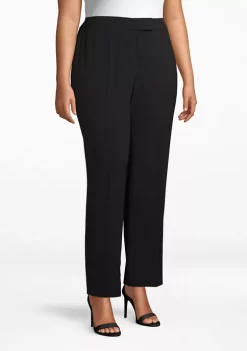 Cheapest 😀 Anne Klein Plus Size Sabre Stretch Slim Leg Pants ⌛ -Deals Anne Klein Store Belk 460