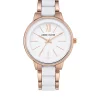 Outlet 🎁 Anne Klein 👩 Women's Rose Gold-Tone Bracelet ⌚ Watch 😀