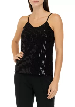 Hot Sale ๐ Anne Klein ๐ฉ Women's Shine V-Neck Cami Top โญ