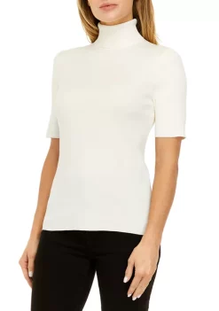 Deals 🎁 Anne Klein 👩 Women's Short Sleeve Turtleneck Sweater 🧨 -Deals Anne Klein Store Belk 517