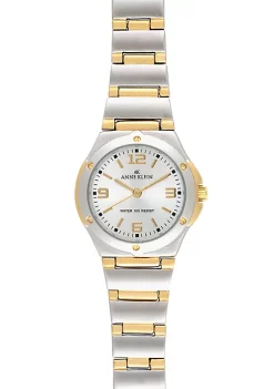 Best Pirce 👏 Anne Klein Two-Tone Round Bracelet ⌚ Watch 🥰