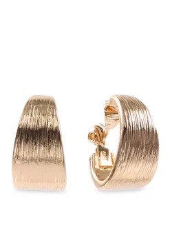 Cheapest 👍 Anne Klein Gold-Tone Clip Earrings 🔔