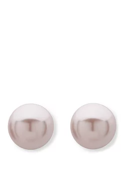 Buy 🥰 Anne Klein Pink Pearl Stud Earrings ✔️