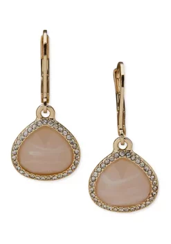Best deal 🥰 Anne Klein Gold Tone Crystal Pavé Drop Earrings 🎁 -Deals Anne Klein Store Belk 529