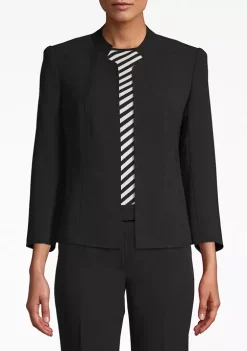 Best reviews of 👏 Anne Klein 👩 Women's Stand Collar Open Front Jacket 👏