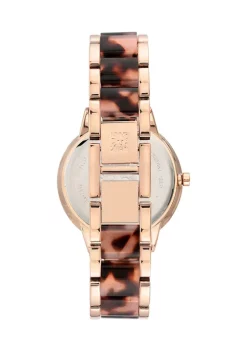 Cheap 💯 Anne Klein Round Navy 👩 Mother of Pearl Dial Rose Gold ⌚ Watch 🧨 -Deals Anne Klein Store Belk 553