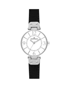 Wholesale 🔥 Anne Klein Silver-Tone Round Case ⌚ Watch 🤩
