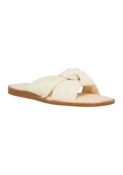 Top 10 🔔 Anne Klein Domani Knotted Slide 🩴 Sandals 😀