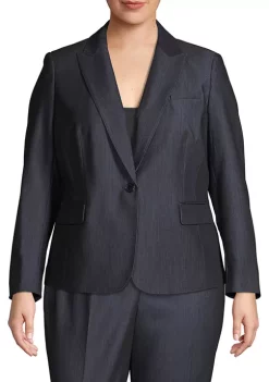 Wholesale 😍 Anne Klein Plus Size Denim Twill Jacket 🛒