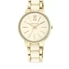 New 💯 Anne Klein Ivory and Gold-Tone Bracelet ⌚ Watch ⭐