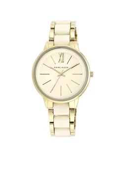New ๐ฏ Anne Klein Ivory and Gold-Tone Bracelet โ Watch โญ