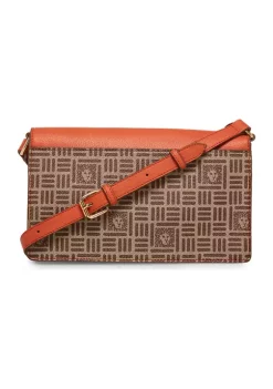 Outlet 👏 Anne Klein Tile Lion Logo/Print Pebble Shoulder Bag 🛒 -Deals Anne Klein Store Belk 697