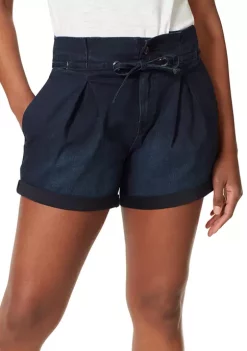 New ✨ Anne Klein Drawstring Paper Bag Shorts 👏 -Deals Anne Klein Store Belk 704