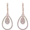 Cheapest 🌟 Anne Klein Cubic Zirconia Pavé Small Teardrop Earrings 🔔